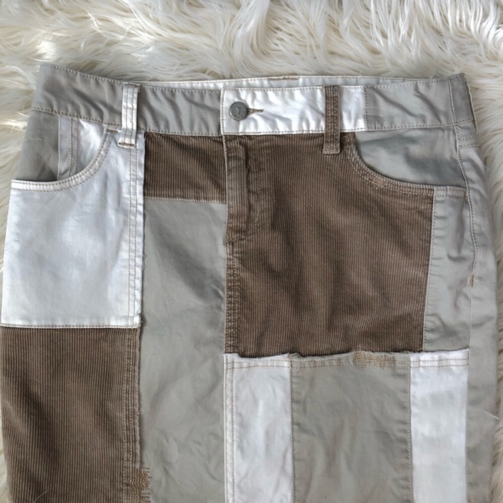 Anthro Pilcro & The Letterpress Patchwork Skirt - Picture 3 of 8